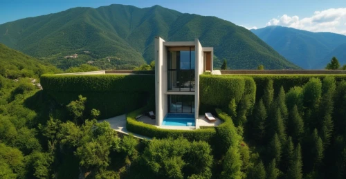 house in the mountains,house in mountains,cubic house,residential tower,observation tower,modern house,luxury property,cube house,beautiful home,stalin skyscraper,dreamhouse,amanresorts,cube stilt houses,holiday villa,modern architecture,futuristic architecture,sky apartment,dunes house,luxury hotel,lookout tower,Photography,General,Realistic
