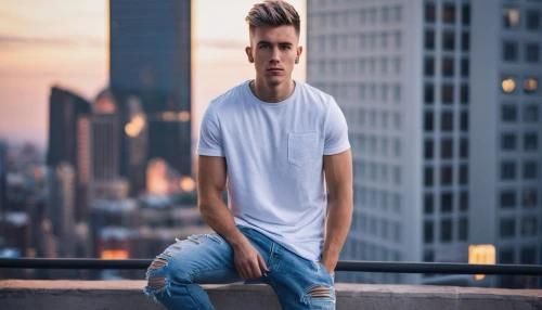 jeans background,sugg,rewi,neels,denim background,molander,niklas,city ​​portrait,boy model,rooftops,young model,white clothing,skydeck,white shirt,jannik,mgk,above the city,jaspar,isolated t-shirt,daan,Photography,Documentary Photography,Documentary Photography 26