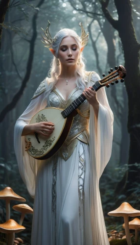 galadriel,elvish,tuatha,elven,bardic,lorien,elfland,sorceror,mirkwood,thranduil,finrod,sindarin,faerie,fantasy picture,druidic,ithilien,elenore,fae,sigyn,elven flower,Illustration,Japanese style,Japanese Style 08