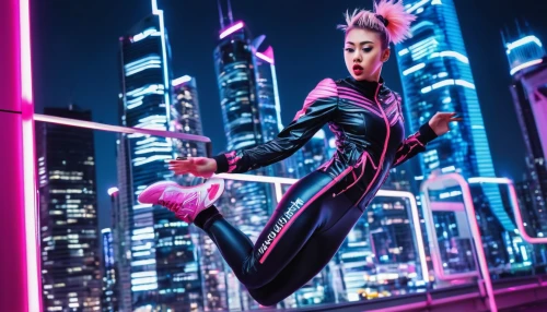 cyberpunk,juri,chengli,shanghai,catwoman,chunli,katana,haixia,domino,magenta,lumpur,cyberangels,futuristic,kallen,zhu,neo,cybercity,hkmiami,kunoichi,honsik,Conceptual Art,Sci-Fi,Sci-Fi 03