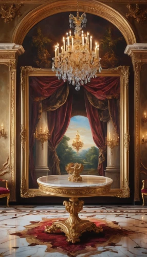 lachapelle,theater curtain,ballroom,rosenkavalier,rococo,ornate room,royal interior,baccarat,stage curtain,malplaquet,theater stage,the crown,proscenium,ritzau,chambre,versailles,grandeur,opulence,theatre stage,danish room,Photography,Fashion Photography,Fashion Photography 02