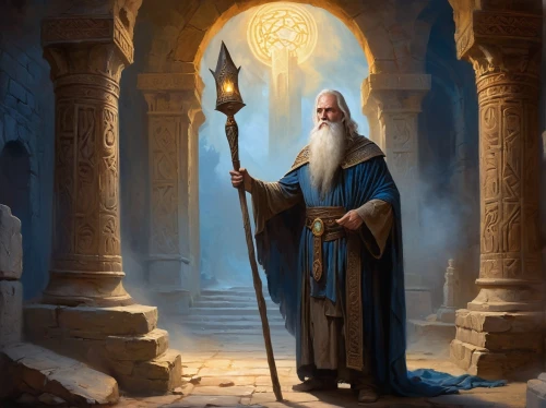 thingol,patriarch,archimandrite,cleric,archmage,the abbot of olib,mordenkainen,sorcerer,archpriest,hierarch,light bearer,raistlin,prospero,vitruvius,irminsul,consecrator,macarius,seregil,filaret,teferi,Conceptual Art,Oil color,Oil Color 22