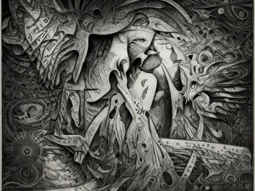 lovecraftian,lovecraft,samael,biomechanical,nyarlathotep,unseelie,phleger,cancer illustration,phlegm,repulsion,lateralus,samuil,the collector,caliban,seraphim,vespertine,shamanic,hand-drawn illustration,illithid,spawn,Art sketch,Art sketch,Fantasy