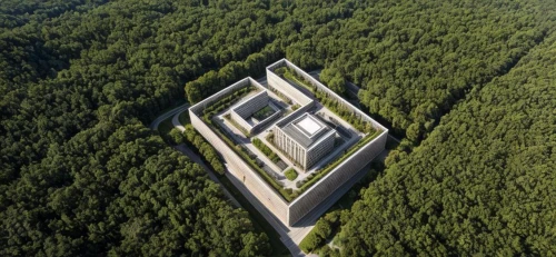 view from above,tschumi,top view,aerial view,ziggurat,observation tower,kumano kodo,from above,docomomo,overhead view,military fort,hejduk,eisenman,walhalla,observation deck,koolhaas,the observation deck,couloumbis,terboven,aerial image,Architecture,Urban Planning,Aerial View,Urban Design