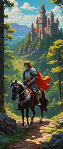 nargothrond,knight village,castleguard,knight's castle,castlevania,medieval,prydain,castletroy,townsmen,elona,camelot,bluhdorn,canterville,fantasy picture,seregil,eriador,medieval castle,castledawson,gallopin,beleriand,Conceptual Art,Oil color,Oil Color 05