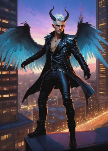 azazel,samael,shadowrun,lucifer,archangel,business angel,black angel,jace,dark angel,the archangel,daemon,cyberangels,vergil,kaidan,gyrich,swain,devil,sennikov,azel,nightwing,Illustration,Paper based,Paper Based 17