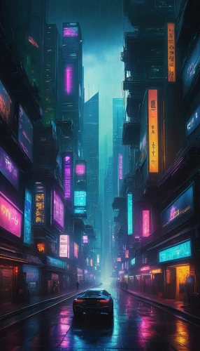 cyberpunk,cityscape,cybercity,bladerunner,urban,colorful city,futuristic landscape,shinjuku,vapor,tokyo city,polara,shanghai,futuristic,city at night,cyberscene,synth,cybertown,makati,3d car wallpaper,noir,Art,Artistic Painting,Artistic Painting 26