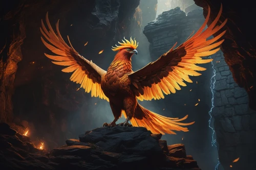 phoenix rooster,uniphoenix,chakavian,garuda,fenix,pheonix,phoenixes,patung garuda,eagle illustration,jatayu,phenix,coq,galatasaray,gryfino,destoroyah,phoenix,gryphon,griffon,firedrake,angelfire,Conceptual Art,Fantasy,Fantasy 32