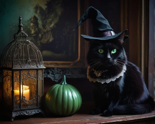 halloween cat,halloween black cat,samhain,bewitching,witching,mcgonagall,witches' hat,candle wick,salem,witch hat,halloween witch,witch's hat,alberty,witchery,witches hat,witches' hats,magick,bewitched,hocus,witch,Conceptual Art,Sci-Fi,Sci-Fi 22