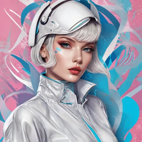 vector girl,cyberangels,synthetic,nurse,synth,pastel wallpaper,lady medic,marmora,fashion vector,gardenias,allura,bubblegum,portrait background,fantasy portrait,ssx,digital painting,cyber,digital art,silico,pink vector,Photography,Fashion Photography,Fashion Photography 01