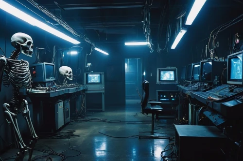 computer room,the server room,skeleltt,endoskeleton,skeletons,skelemani,laboratories,operating room,the morgue,call center,neon human resources,laboratory,doctor's room,data center,datacenter,supercomputers,switchboard,daybreakers,engine room,call centre,Art,Artistic Painting,Artistic Painting 23