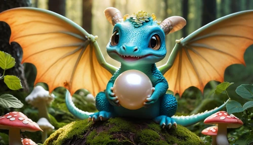 dragonair,forest dragon,charizard,skylander giants,skylanders,trikora,3d fantasy,agamid,dragonja,triaenops,fantasy animal,rygel,darragon,renderman,dragao,ludot,chamaeleon,izard,dragones,galkaio,Illustration,American Style,American Style 10