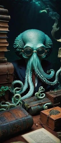 cthulhu,book wallpaper,octopus,kraken,tentacular,cephalopod,tentaculata,under sea,atlanticus,cephalopods,radebaugh,kermadec,crabtree,enciclopedia,octoechos,cnidaria,octopi,octosyllabic,octopus tentacles,bibliowicz,Photography,Artistic Photography,Artistic Photography 12