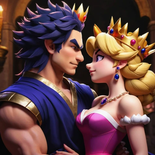 salick,dissidia,prince and princess,pangeran,jouarre,princedoms,edea,otp,heart with crown,lufia,princess' earring,mirin,supercouple,tiddy,zalmay,diadems,kuja,raoh,cutscene,etheria,Art,Classical Oil Painting,Classical Oil Painting 22