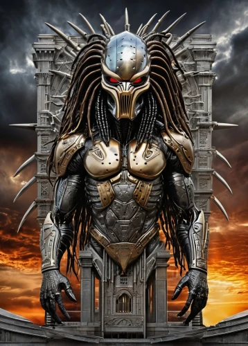 sauron,chitauri,metalhawk,archangel,megalon,goldar,praelector,dinobot,fenix,avp,apollyon,makuta,magnificus,zauriel,deathstrike,kreator,kotal,exilarch,alien warrior,ultron,Illustration,Realistic Fantasy,Realistic Fantasy 13