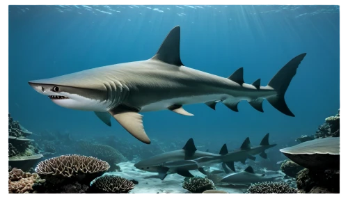 requin,carcharodon,carcharhinus,whitetip,blacktip,macrocephalus,hammerhead,megalodon,hammerheads,great white shark,tiburones,temposhark,remora,tigershark,houndshark,leptocephalus,underwater background,shark,sea animals,sawfish,Illustration,Realistic Fantasy,Realistic Fantasy 08