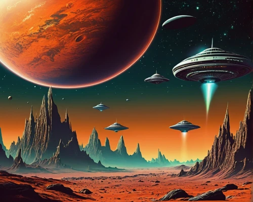 alien planet,alien world,barsoom,futuristic landscape,interplanetary,homeworlds,red planet,homeworld,extrasolar,skyterra,martians,planet mars,scifi,planet alien sky,sci - fi,sci fi,fire planet,space ships,planetary,ufos,Conceptual Art,Sci-Fi,Sci-Fi 20