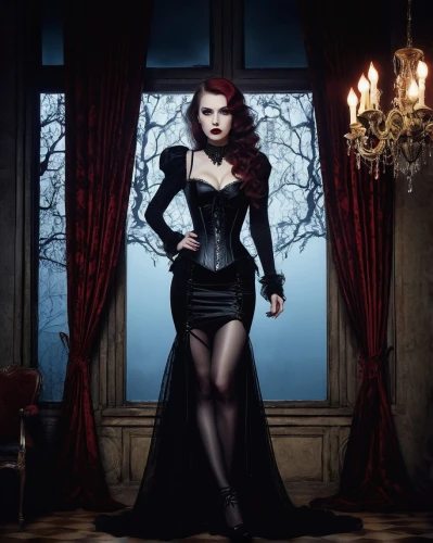 bloodrayne,gothic woman,ceremonials,sirenia,gothic dress,corsetry,dhampir,countess,gothic style,victoriana,delain,dark gothic mood,corsets,vampire woman,satine,epica,gothic portrait,vampyres,vampyre,villainess,Art,Artistic Painting,Artistic Painting 06