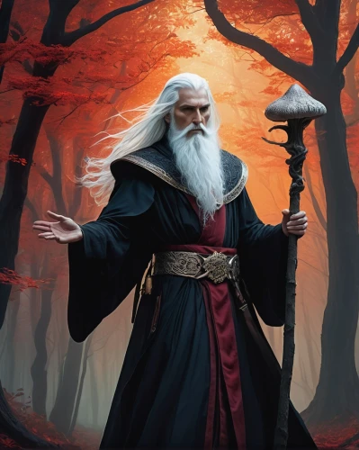 gravgaard,raistlin,magus,necromancer,kolins,gandalf,sorcerer,sorceror,mordenkainen,patriarch,serjani,monk,valdimir,halvdan,balkhi,svarog,khaldun,arcanjo,druid,arslanagic,Conceptual Art,Oil color,Oil Color 08