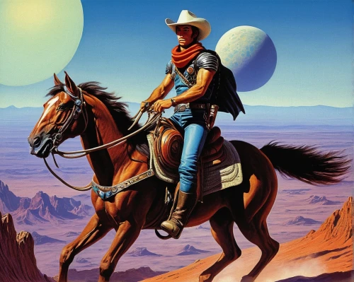 vaquero,pecos,cochise,mcquarrie,moebius,navajo,man and horses,western riding,vaqueros,hildebrandt,filoni,uderzo,giraud,mcquary,rodeo,prospector,malverde,hondo,barsoom,caballos,Conceptual Art,Sci-Fi,Sci-Fi 20