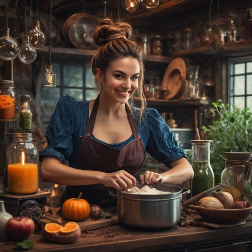 girl in the kitchen,cucina,cookwise,cooking book cover,copper cookware,creuset,giada,cookery,food and cooking,cocina,nigella,stirring,koken,guarnaschelli,marzia,belle,giadalla,victorian kitchen,foodgoddess,vintage kitchen,Photography,General,Fantasy