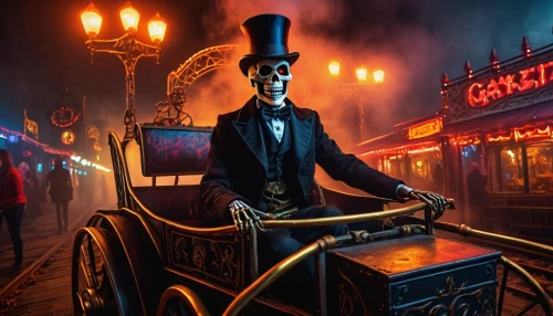 ghost train,dickensian,ghost locomotive,gaslamp,carnivalesque,carriage ride,victoriana,gas lamp,victorian,disneyland park,the carnival of venice,carnivale,ringmaster,steam car,victorianism,carriage,hand cart,the disneyland resort,gaslight,danse macabre,Conceptual Art,Daily,Daily 07