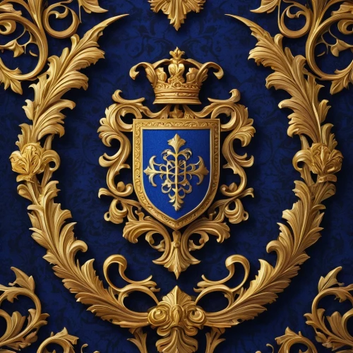swedish crown,armorial,aubusson,heraldic,mansart,crest,sevres,hre,french digital background,heraldically,gloriana,ortelius,monarchist,fouquet,heraldry,sspx,reinsurers,feuillade,royal,coat of arms,Illustration,Vector,Vector 08