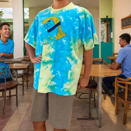 cool remeras,surfwear,algebraic,blue hawaii,volcom,sublimated,quiksilver,t-shirt printing,haole,soileau,koston,threadless,parrotfish,fekeiki,tropics,punahou,wyland,tie dye,aikau,shirt,Male,North and Central Americans,Youth adult,Happy,Polo Shirt and Shorts,Indoor,Modern Cafe