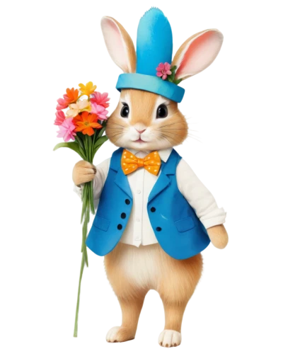 bunny on flower,boutonniere,peter rabbit,cartoon rabbit,cartoon bunny,bunni,rabbet,rabbo,bunzel,easter theme,lapin,sylbert,easter bunny,bunny,rabbot,boutonnieres,easter decoration,easter banner,filbert,babbit,Illustration,Japanese style,Japanese Style 16