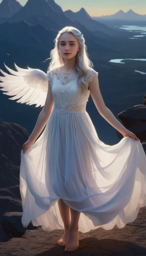 daenerys,sigyn,white rose snow queen,dany,angel girl,angel wing,the snow queen,angel wings,anjo,angel,amalthea,ellinor,angelman,galadriel,fantasy picture,lorien,elenore,valar,angelfire,eternal snow,Conceptual Art,Sci-Fi,Sci-Fi 16