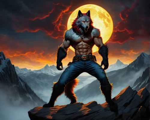 lycanthrope,werewolve,howling wolf,wolfsangel,lycanthropy,werewolf,lobo,lycan,wolffian,lycanthropes,wolfman,wolfen,blackwolf,werwolf,lycans,steppenwolf,wolfstone,werewolves,wolf,moonsorrow,Illustration,Abstract Fantasy,Abstract Fantasy 19