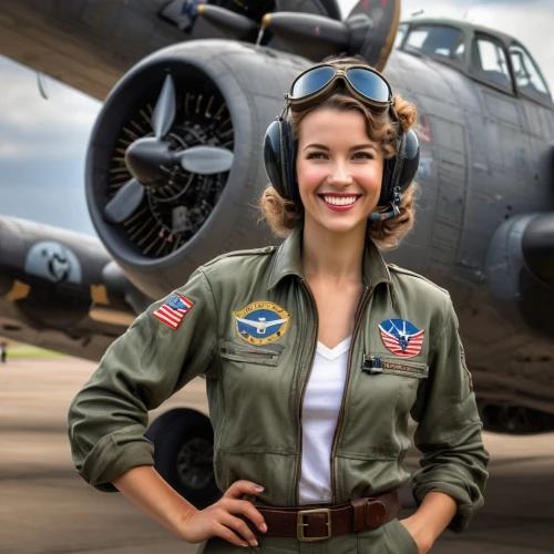 earhart,superfortress,enola,aviatrix,bombshells,warbird,united states air force,usaaf,blue angels,warbirds,servicewoman,hellcats,us air force,retro pin up girl,lancasters,lanc,usaf,thunderchief,bomber,pin up girl,Conceptual Art,Fantasy,Fantasy 18