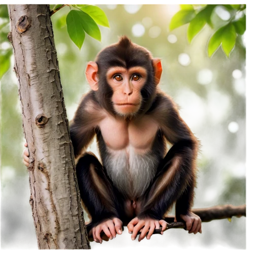 mangabey,macaque,palaeopropithecus,long tailed macaque,cercopithecus,propithecus,macaca,crab-eating macaque,barbary monkey,cercopithecus neglectus,primate,barbary ape,uakari,lutung,chimpanzee,mandrills,macaques,chimpansee,capuchin,primatology,Art,Classical Oil Painting,Classical Oil Painting 24