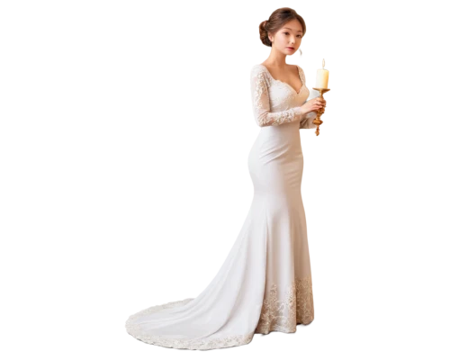bridal gown,candlelights,wedding gown,candlelight,lighted candle,wedding dress,candelight,wedding photography,candlelit,bridal dress,candle,sposa,wedding dresses,a floor-length dress,the bride,bridewealth,candle light,bridal,namie,white winter dress,Illustration,Japanese style,Japanese Style 10