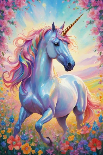 unicorn background,unicorn art,unicorn,spring unicorn,rainbow unicorn,unicorn and rainbow,licorne,skillicorn,unicorns,pegasys,nikorn,constellation unicorn,colorful horse,unicorn crown,golden unicorn,pegasus,dream horse,unicornis,carnival horse,painted horse,Art,Artistic Painting,Artistic Painting 36