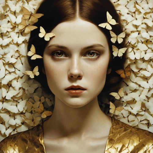 jingna,golden flowers,magnolia,gold flower,magnolia blossom,magnolia flowers,margairaz,flower gold,star magnolia,magnolia flower,golden lilac,magnolias,diwata,girl in flowers,white magnolia,blossom gold foil,jasmine blossom,demarchelier,elven flower,magnolia star,Illustration,Realistic Fantasy,Realistic Fantasy 09