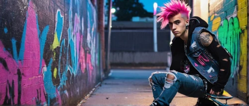 punk,celldweller,mohawk,lauper,punk design,klayton,rufio,punkish,lykos,punky,cyberpunks,pink hair,graffiti,alleyways,grunge,alleys,alley,allenby,streampunk,deryck,Photography,Fashion Photography,Fashion Photography 18