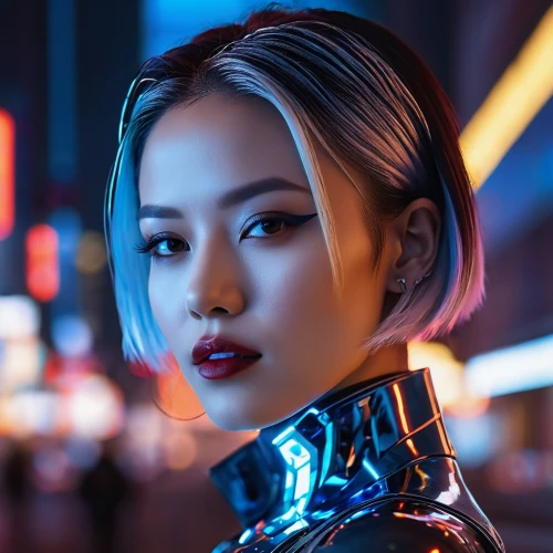 zhu,asian vision,futuristic,xiaoli,asian woman,cyberpunk,chunli,jia,asian girl,azumi,cyborg,katana,japanese woman,kira,zhaowen,cyberangels,mongolian girl,korean,luminous,asia,Conceptual Art,Daily,Daily 03