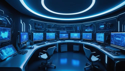 computer room,control center,control desk,the server room,cyberspace,monitor wall,cyberscene,spaceship interior,cyberpatrol,cyberview,cybertrader,computerized,computerization,cyberinfrastructure,cyberport,supercomputer,computer graphic,supercomputers,ufo interior,cyberwarfare,Illustration,American Style,American Style 01