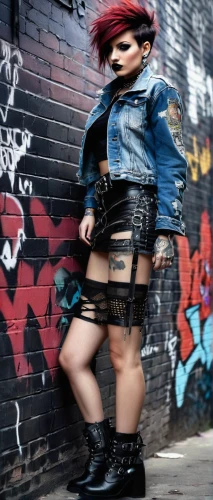 punk,punkish,denim background,grunge,thighpaulsandra,lufisto,streampunk,denim skirt,jeans background,punk design,vi,cyberdog,retro woman,lauper,miniskirt,cyberpunks,subcultures,miniskirts,subcultural,transadelaide,Illustration,Paper based,Paper Based 28