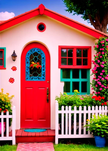 miniature house,little house,white picket fence,fairy door,danish house,houses clipart,doll house,summer cottage,small house,house painting,country cottage,woman house,dreamhouse,dolls houses,traditional house,garden shed,exterior decoration,casita,dollhouses,cottage,Conceptual Art,Oil color,Oil Color 23