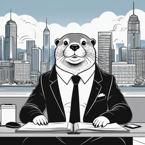 businessman,businessperson,business man,banker,ceo,suiting,financial advisor,executive,office worker,corporate,otterman,businesspeople,shareholder,business world,otterness,business,boardroom,business appointment,mayor,litigator,Illustration,Black and White,Black and White 04