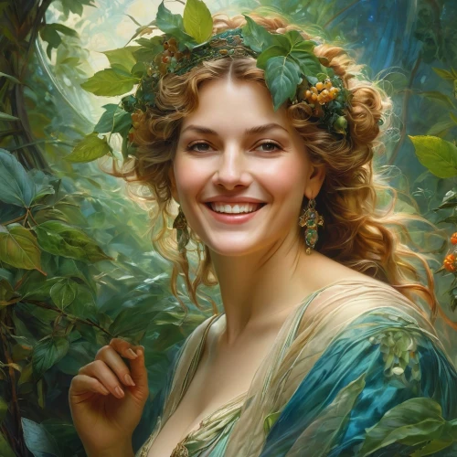 emile vernon,winterhalter,fantasy portrait,romantic portrait,margairaz,galadriel,faerie,frigga,faery,perugini,rosamund,margaery,maenad,demelza,bouguereau,girl in a wreath,beautiful girl with flowers,titania,diana,fairy queen,Conceptual Art,Fantasy,Fantasy 05