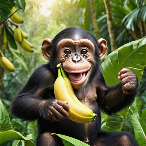 monkey banana,bonobos,bonobo,banane,banana,shabani,chimpanzee,primatology,nanas,chimpansee,virunga,ape,macaco,orang utan,banan,primate,frugivore,gorilla,monke,utan
