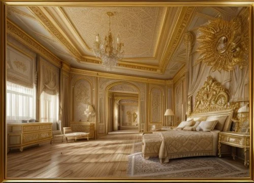 chambre,ornate room,bedchamber,versailles,gold stucco frame,baglione,great room,ducale,ritzau,danish room,gustavian,rovere,gold wall,neoclassical,imperiale,opulence,baroque,opulently,sleeping room,venice italy gritti palace,Material,Material,Gold