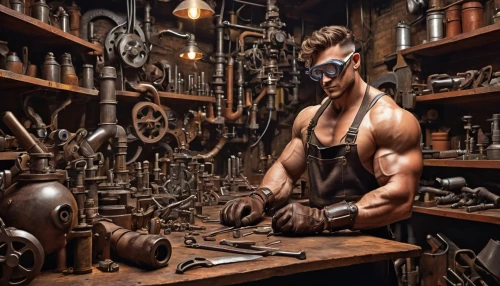 blacksmith,watchmaker,blacksmiths,metalworker,mechanic,machinist,gunsmith,craftsman,metalsmith,sculptor,tinsmith,gunsmithing,knifemaker,toolmaker,apothecary,handcrafting,blacksmithing,engraver,hardware store,repairman,Conceptual Art,Sci-Fi,Sci-Fi 24