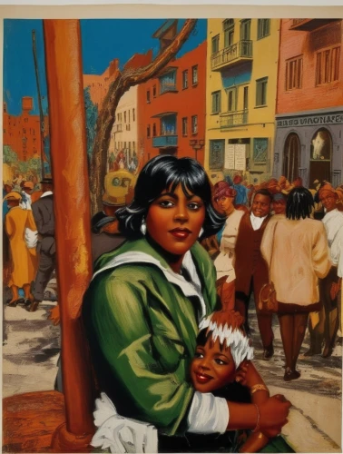 gitanos,woman holding pie,woman with ice-cream,garifuna,botero,migrante,african american woman,chicanas,guinea,diasporan,negrita,madagascar,italian poster,coretta,puebloans,girl with bread-and-butter,catalfamo,popoola,astacio,juliaca,Illustration,Realistic Fantasy,Realistic Fantasy 21