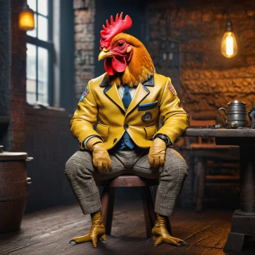 pubg mascot,coq,vintage rooster,poussaint,the chicken,cockman,yellow chicken,gamecock,bantam,rooster,cluck,chicken bird,pollo,cockerel,kweh,chickening,fowl,polish chicken,henpecked,chichen,Photography,General,Sci-Fi