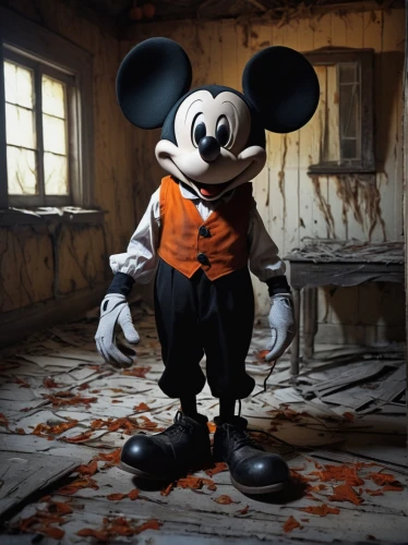 micky mouse,mickey mause,mickey,animatronic,yakko,micky,mousepox,disneytoon,mickeys,disneyfication,imagineer,imagineering,mouse,refurbishment,pinocchio,abandoned room,mouseketeer,3d render,dcp,imagineers,Illustration,Abstract Fantasy,Abstract Fantasy 19