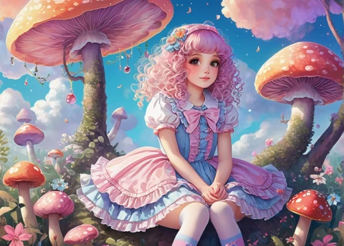 mushroom landscape,fairy forest,wonderland,toadstools,toadstool,fairy world,fairy galaxy,amanita,satori,tree mushroom,fae,forest mushroom,mushroom island,forest mushrooms,rosa 'the fairy,candyland,mushrooms,mycena,fairy village,little girl fairy,Illustration,Black and White,Black and White 29